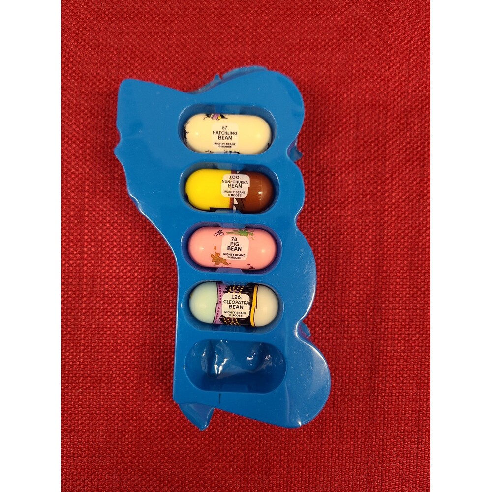Lot of 4 Moose Toys Mighty Beanz Pig 78 Cleopatra 12 Nun-Chukka 100 Hatchling 67